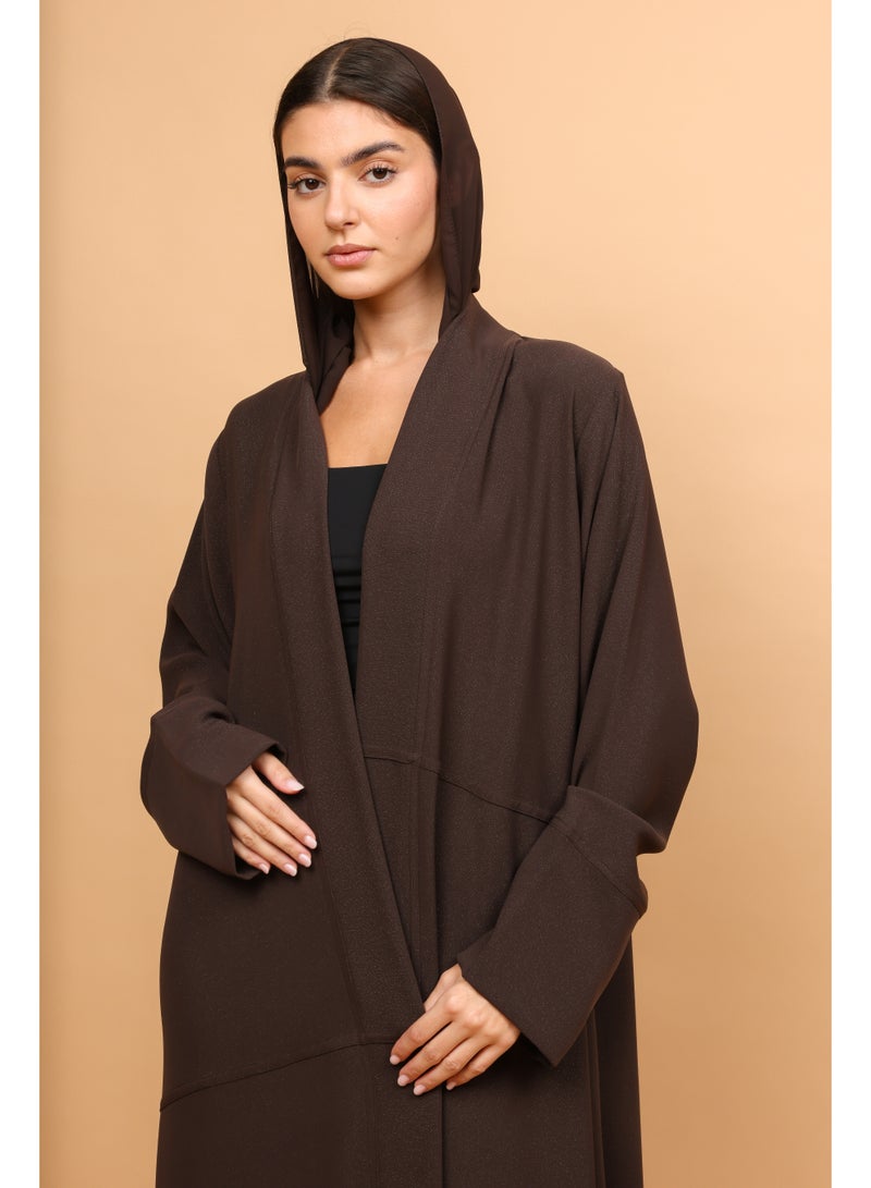 IKKXA Sovereign Bronze-Brown Abaya - Image 3